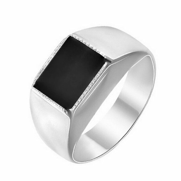 Серебряная печатка с&nbsp;фианитом