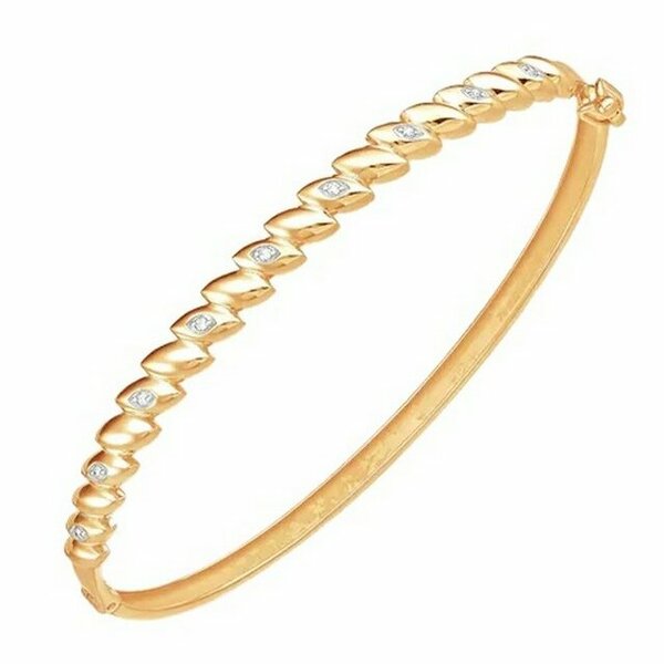 Золотой браслет с&nbsp;фианитом