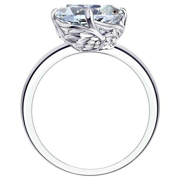 Серебряное кольцо с&nbsp;фианитом