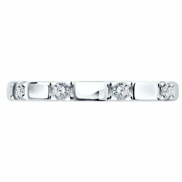 Серебряное кольцо с&nbsp;фианитом