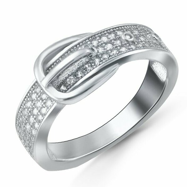 Серебряное кольцо с цирконом