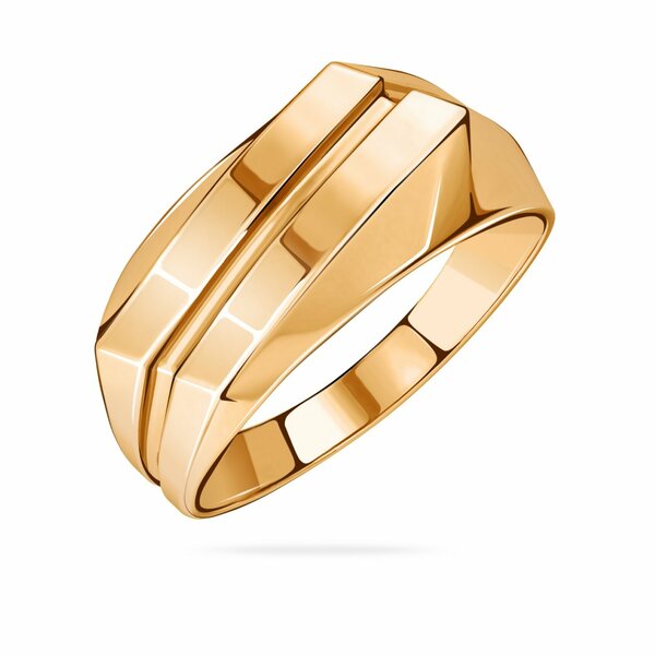 Золотое кольцо с эмалью