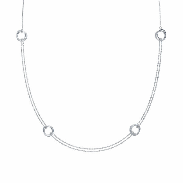 Серебряное колье