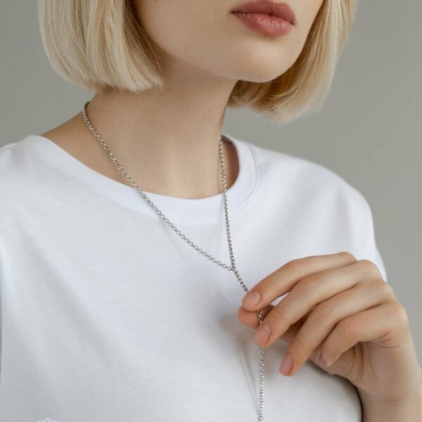 Серебряное колье