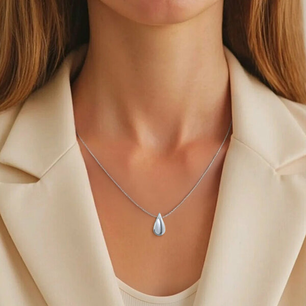 Серебряное колье