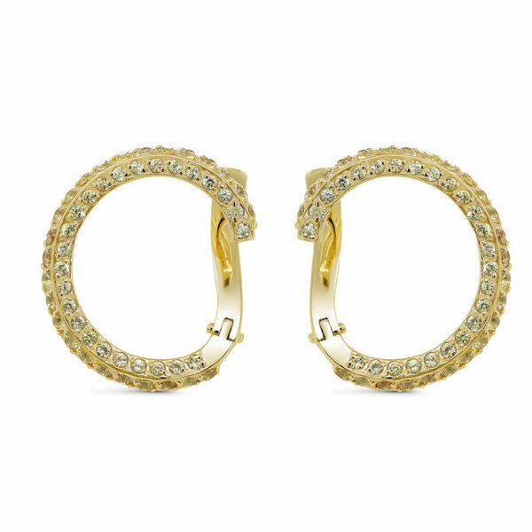 Золотые серьги с сапфиром