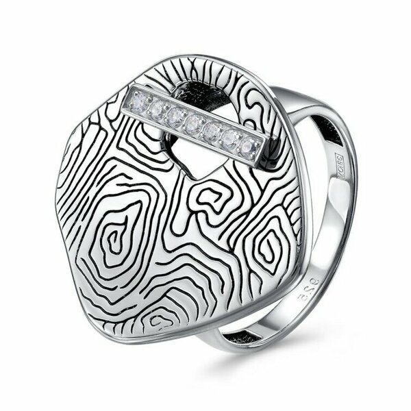 Серебряное кольцо с фианитом