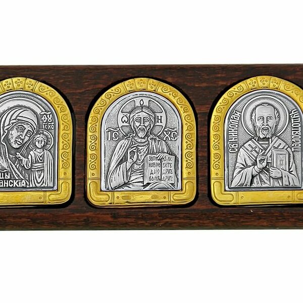 Серебряная икона