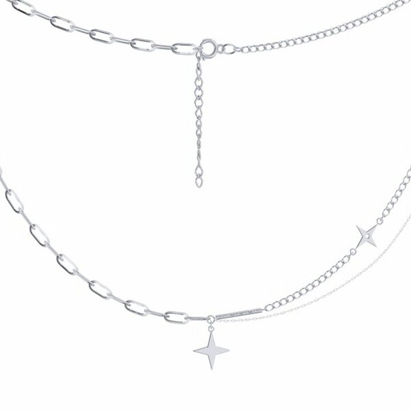 Серебряное колье