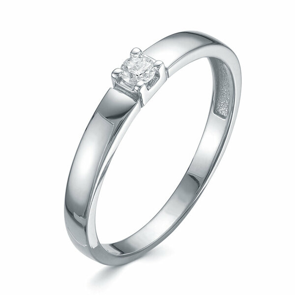 Золотое кольцо с бриллиантом