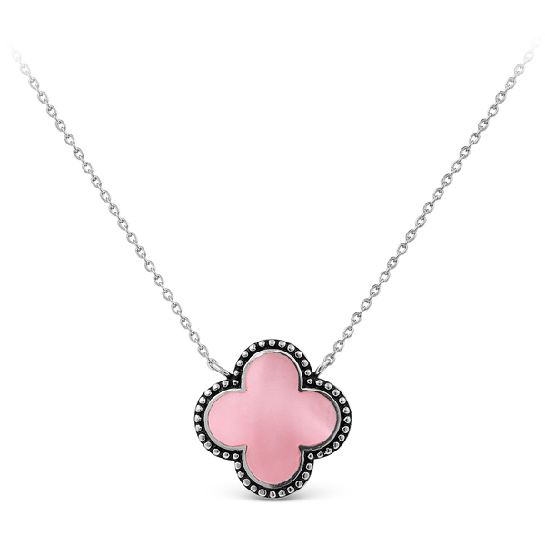 Серебряное колье с&nbsp;перламутром