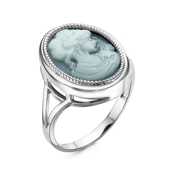 Серебряное кольцо с ювелирной смолой