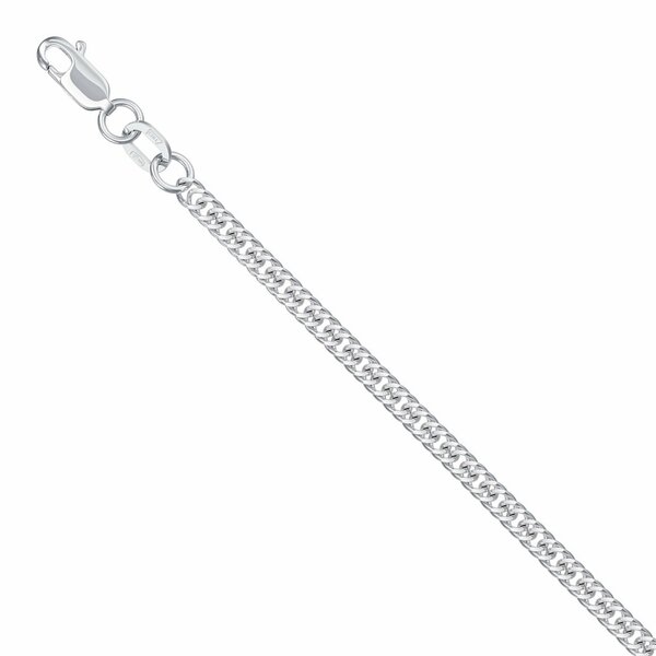 Серебряная цепь без вставок