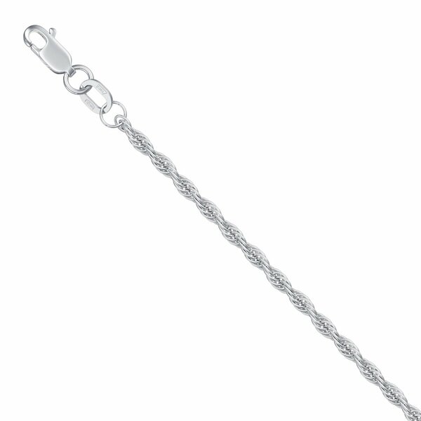 Серебряная цепь без вставок