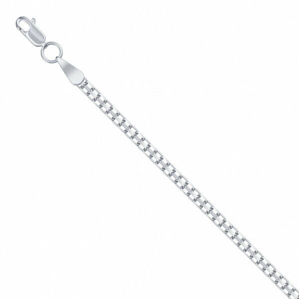 Серебряная цепь без вставок