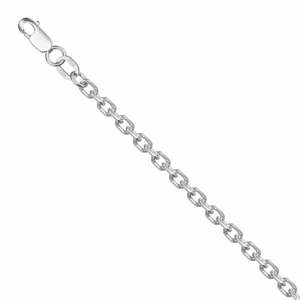 Серебряная цепь без вставок