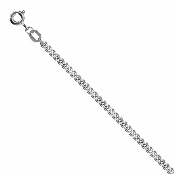 Серебряная цепь без вставок