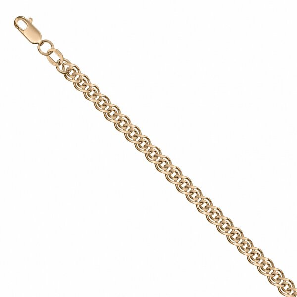 Серебряная цепь с&nbsp;позолотой