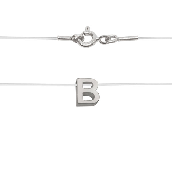 Серебряное колье без вставок