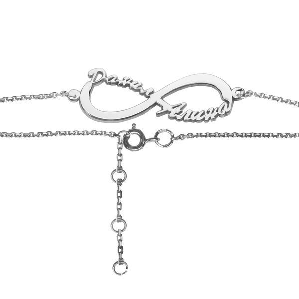 Серебряный браслет без вставок