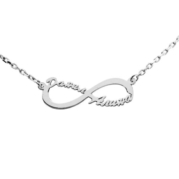 Серебряное колье без вставок