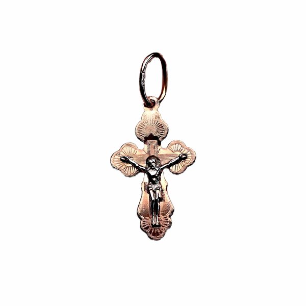 Золотой крест без вставок