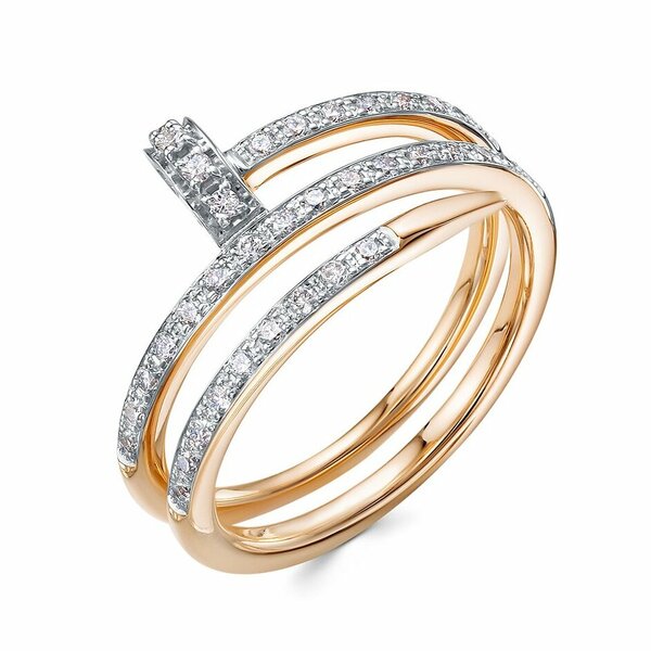 Золотое кольцо с&nbsp;бриллиантом