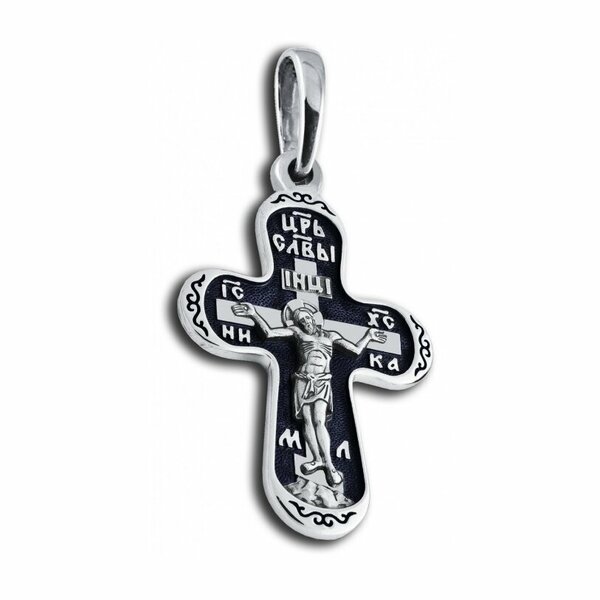 Серебряный крест без вставок