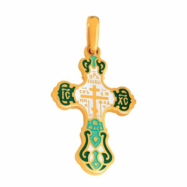 Серебряный крест без вставок