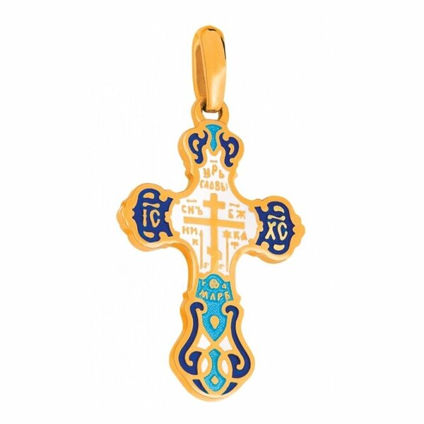 Серебряный крест без вставок