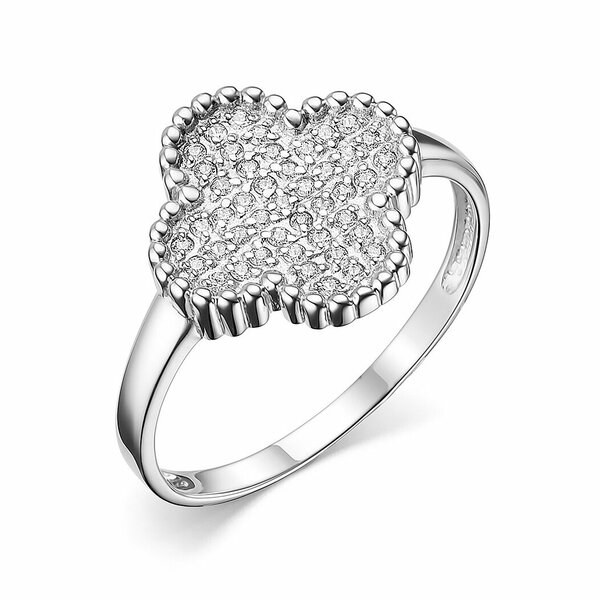 Серебряное кольцо с фианитом