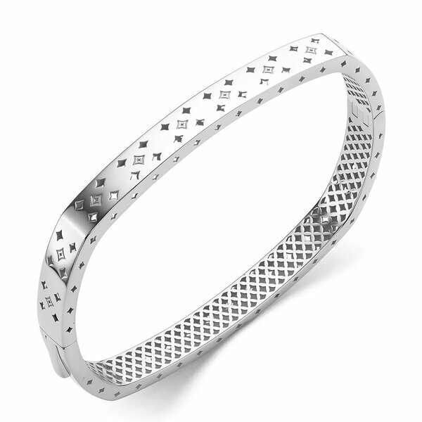 Серебряный браслет без вставок