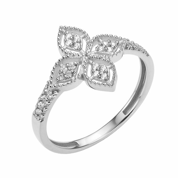 Серебряное кольцо с&nbsp;фианитом