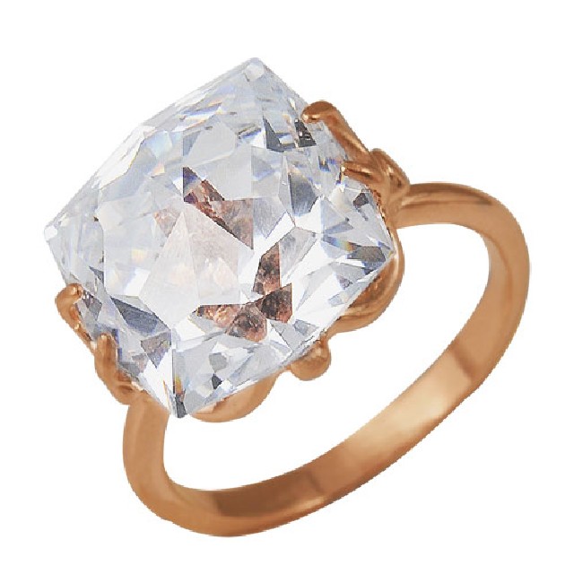 67 карат. кольцо 2381798цф. золотое кольцо с фианитами 12901. кольцо с крупным фианитом. кольцо из серебра с фианитами в4к450962пч.