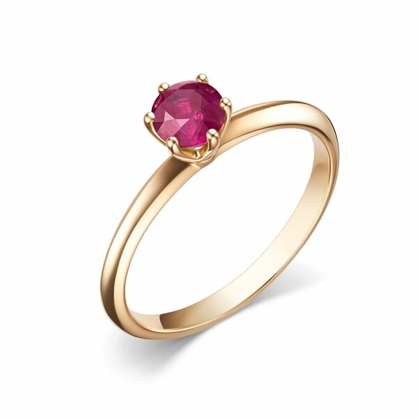Золотое кольцо с&nbsp;рубином