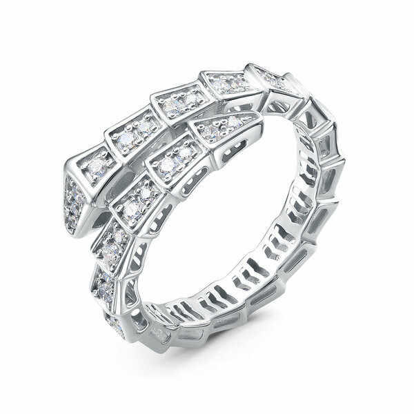 Серебряное кольцо с фианитом
