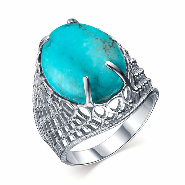 Серебряное кольцо с бирюзой