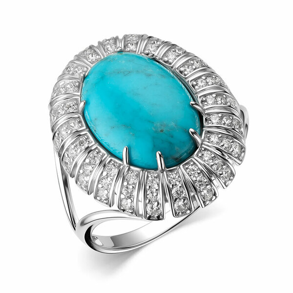 Серебряное кольцо с бирюзой